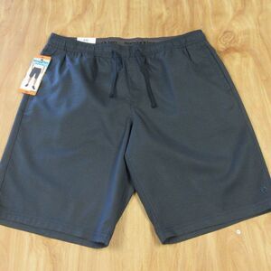 HANG TEN Drop In 20" Elastic-Waist Walkshorts Mens Sz XXL (42-44) Blue Plaid NWT